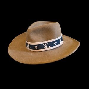 Hat band with designer inspo  Logo